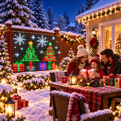 Veloria Paris™ LumiMesh — Filet Lumineux LED Intelligent de Noël