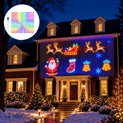 Veloria Paris™ LumiMesh — Filet Lumineux LED Intelligent de Noël