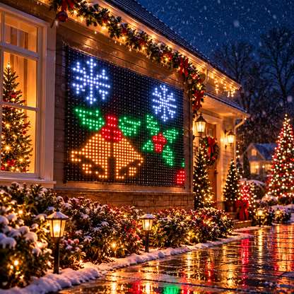 Veloria Paris™ LumiMesh — Filet Lumineux LED Intelligent de Noël