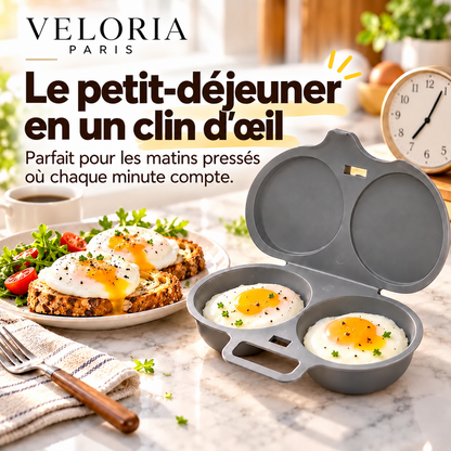 Veloria Paris™ EggEase — Cuiseur à Œufs pour Micro-Ondes