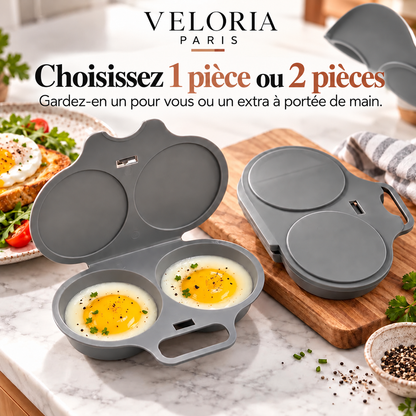 Veloria Paris™ EggEase — Cuiseur à Œufs pour Micro-Ondes