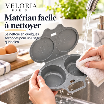 Veloria Paris™ EggEase — Cuiseur à Œufs pour Micro-Ondes