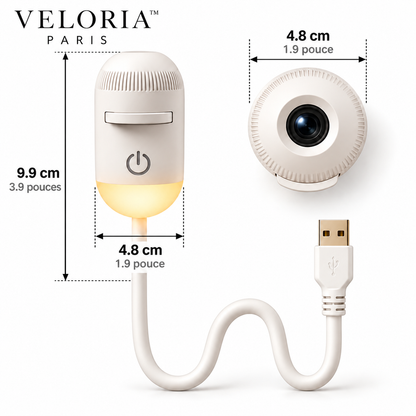 Veloria Paris™ LumiNova — Projecteur Galaxie 2-en-1